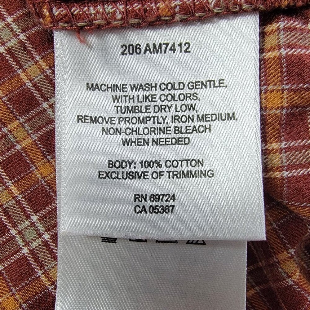Columbia XCO Men's 2XL Plaid Long Sleeve Button Down Outdoor Hiking Shirt AM7412 - Picture 5 of 12